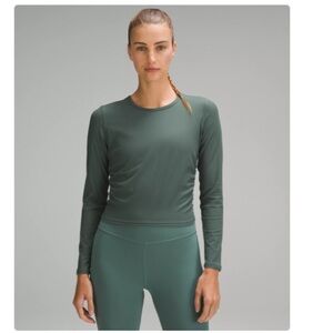 All it takes nulu ribbed long sleeve (Lululemon)